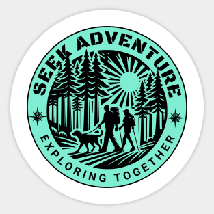 Seek adventure Sticker